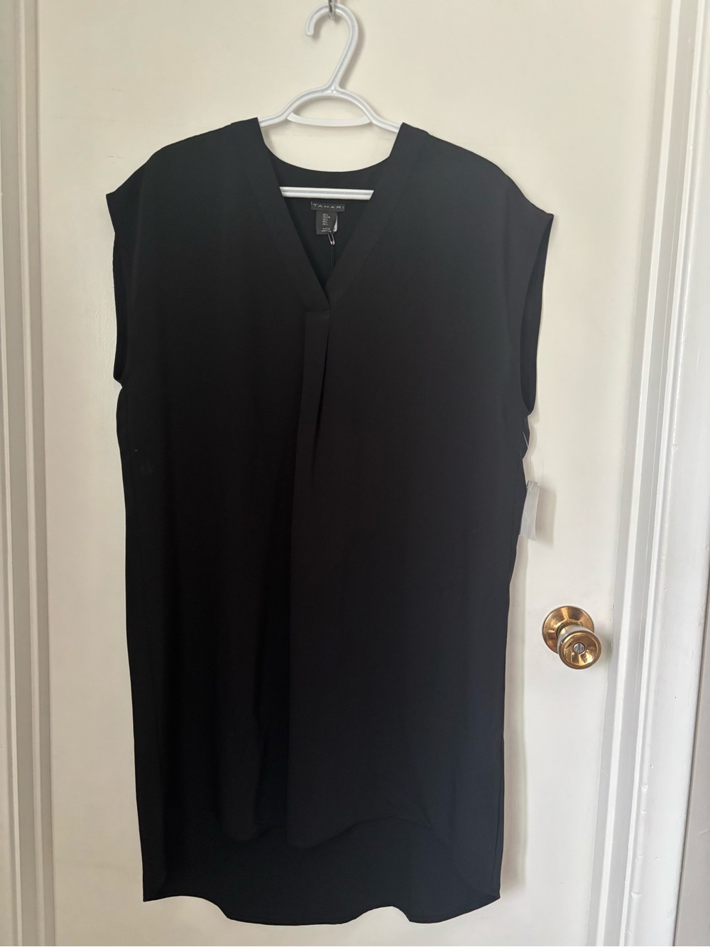 V-Neck Cap Sleeve Dress